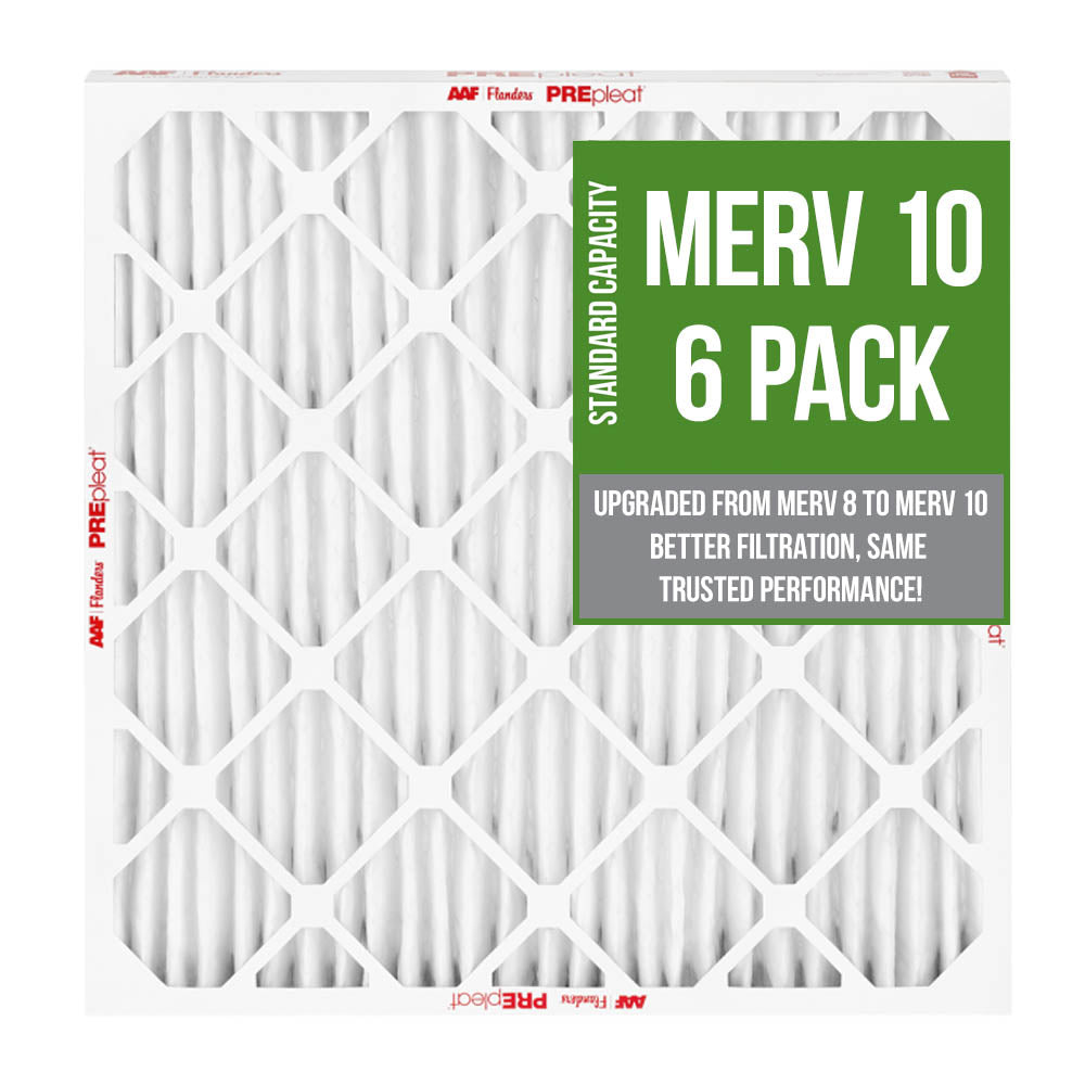 16x20x4 AAF Flanders PREpleat LPD MERV 8 Standard Capacity Filters 80055.041620 (6 Filters)