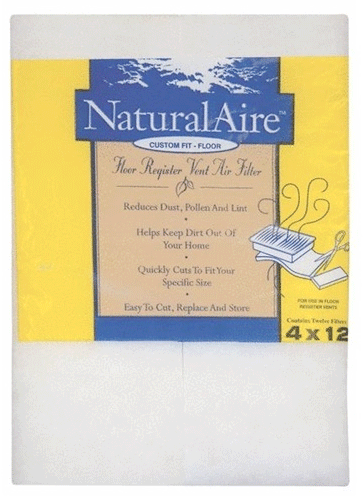 Flanders AAF Pleated Filter Naturalaire Floor Vent Register Filters (12 pack)