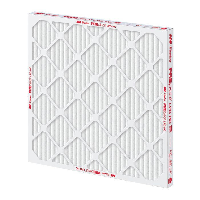 14x14x1 AAF Flanders PREpleat LPD High Capacity MERV 10 80255.011414 (12 Filters)