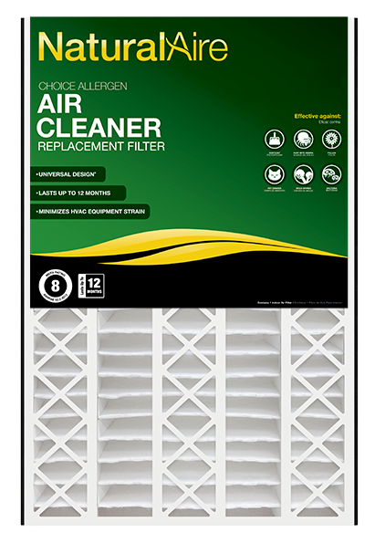 20x25x5 NaturalAire Residential Choice Allergen MERV 8 Filters 82655.052025 (2 pack)