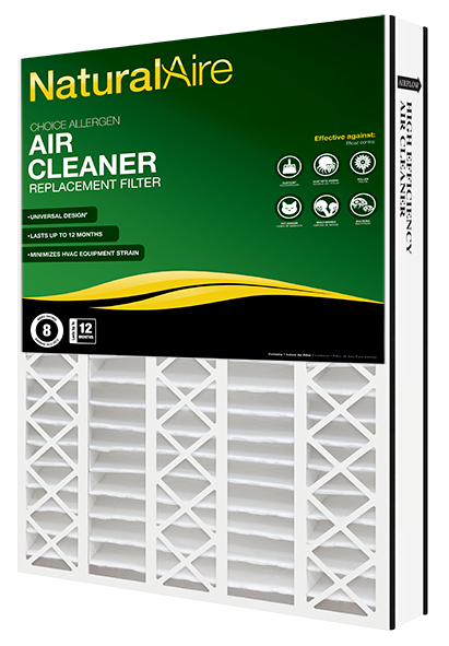 20x25x4-1/2 NaturalAire Residential Choice Allergen MERV 8 Filters 82655.0452025 (2 pack)