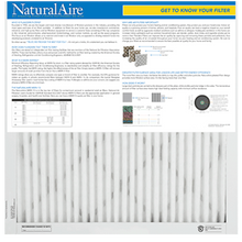 17x29x1 NaturalAire Healthy Ultra MERV 13 Filters (12 pack)