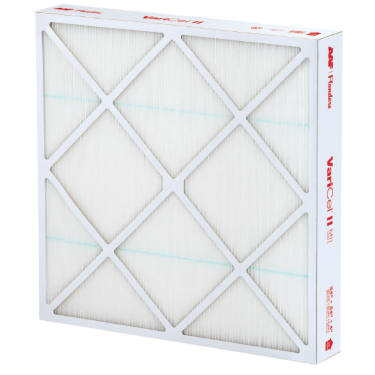 16x25x4 AAF Flanders VariCel II MERV 14 Filter 332-528-203 (4 Filters)