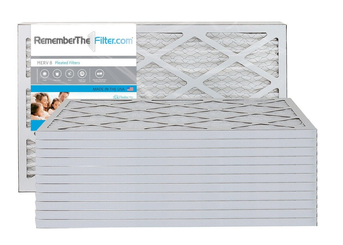 15-1/8x11-3/8x1 Exact Pleated MERV 8 Filters (12 pack)